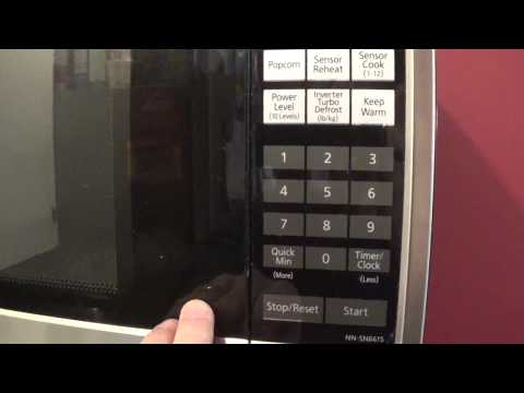 How to Set the Clock on a Panasonic Microwave (2 types)