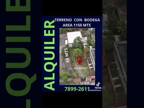 Se alquila bodega en San Martin El Salv #ventacasa #alquilercasa #invierteenbienesraice #diasporasv