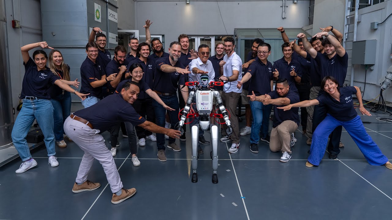 A Symphony of Robotic Motion - Collaboration Between Caltech & TII - YouTube