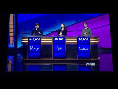 Double Jeopardy, Roey Hadar Day 2 - $6,000 WAGER on 2nd Daily Double (7/18/19)