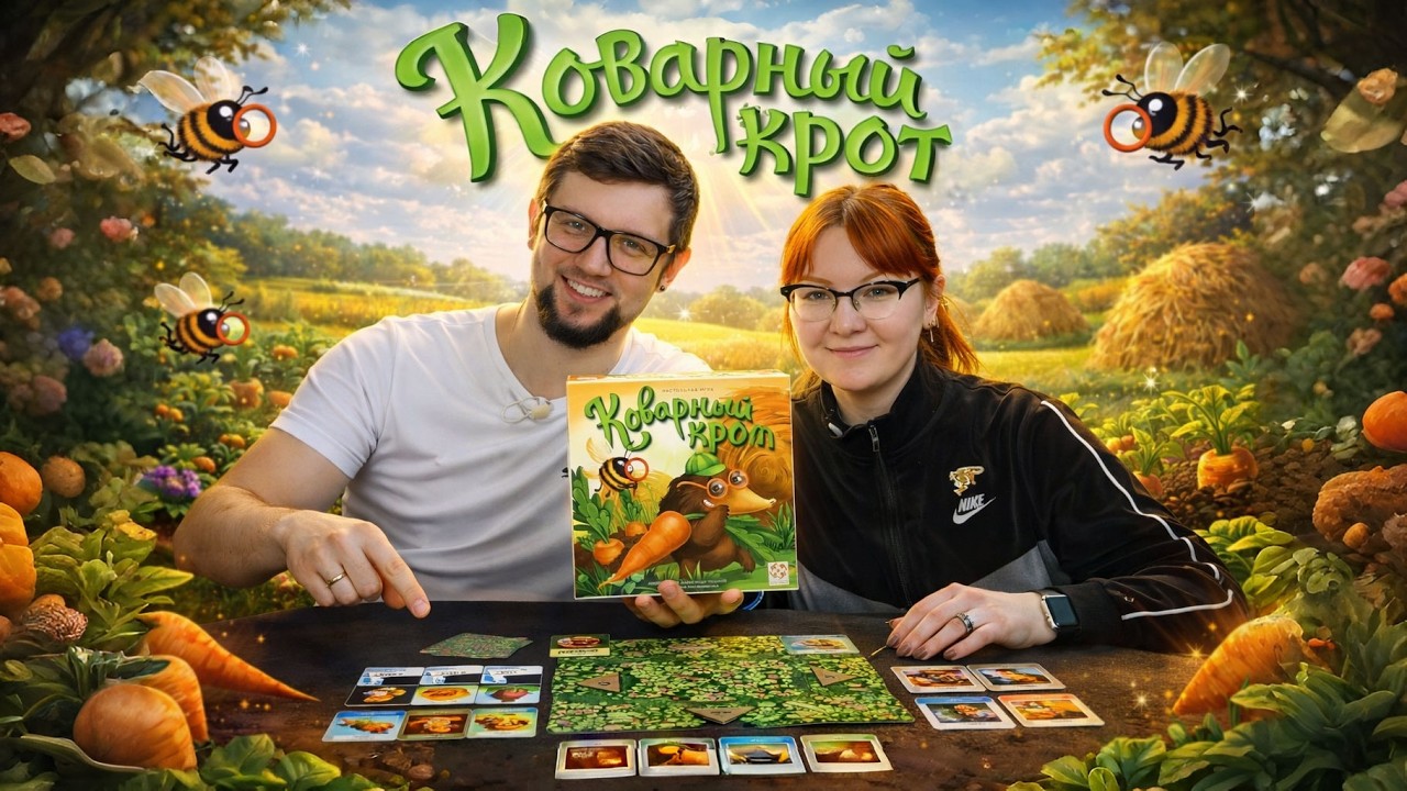 Настольная игра КОВАРНЫЙ КРОТ 🥕 отзывы об игре, летсплей, обзор, играем