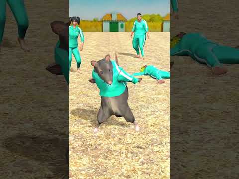 Una rata bailando en el juego del calamar #shorts #dancing