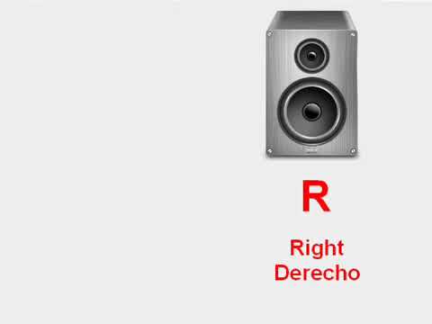 Prueba de altavoz derecho (R)🔊 e izquierdo (L)🔊 –Maicol Cs