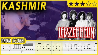 Kashmir - Led Zeppelin | DRUM SCORE Sheet Music | #473 DRUMSCRIBE
