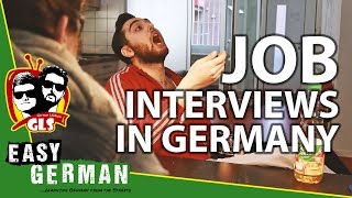 Job Interviews in Germany /w German LifeStyle GLS | Easy German 238
