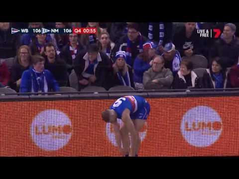 Western Bulldogs v North Melbourne - Round 14, 2017 - Last Two Minutes - AFL