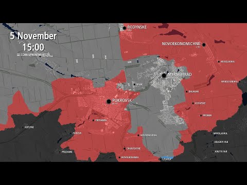 Russian Invasion of Ukraine: Pokrovsk Offensive - Every Day [MAY 1 - NOV 5 2025]