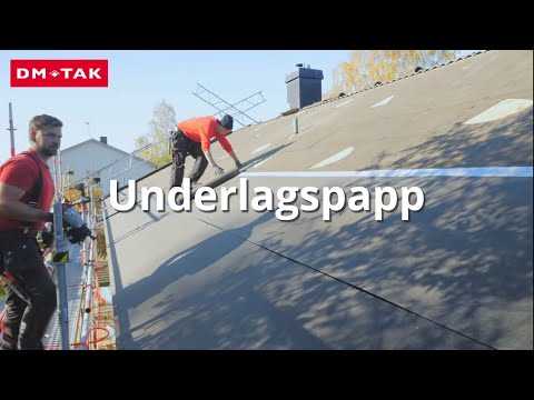 Takskolan. Underlagstäckning del 1 - Underlagspapp.