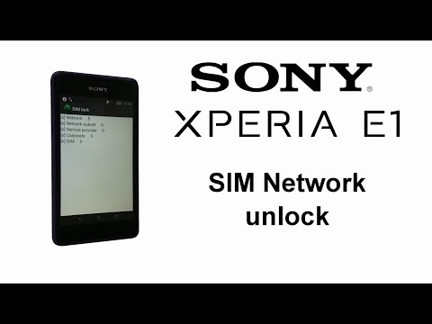 Sony XPERIA all models / E1, E3, E4, Z1, Z2, Z3.../ - Permanent Unlock Network, SIM Lock by Code