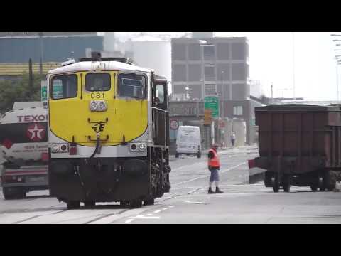 Irish Rail class 071 (081) + Tara Mines - Alexandra Road.