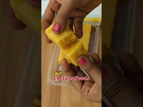 Best MYSORE PAK ever that just melts in mouth🤤😍 Sri Krishna Sweets | Ghee Mysurpa #Shorts