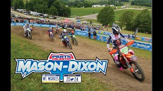 '24 Mason Dixon GNCC Raw Race Highlights - Pro Bikes