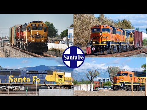 [4K] Santa Fe GP60 on the Pasadena Subdivision! BNSF 196, 141, 145 11/9/2022