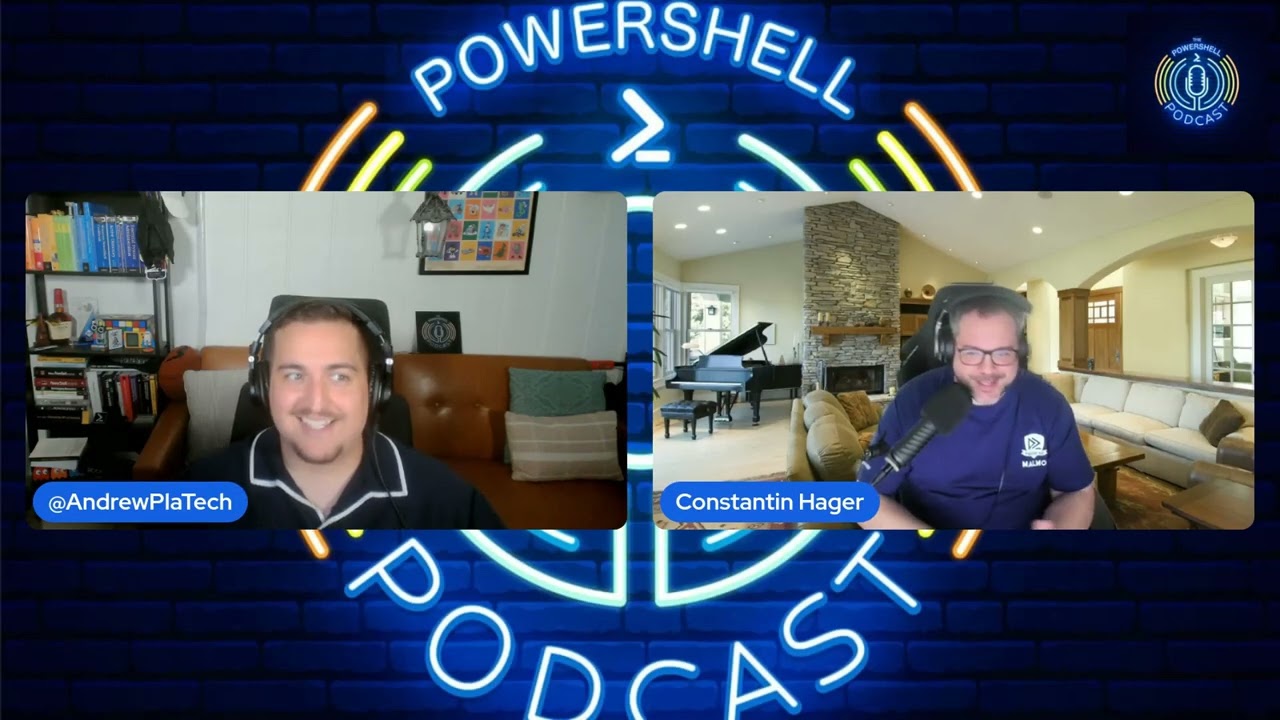 The PowerShell Podcast Learning, Leading, and Logging with Constantin Hager