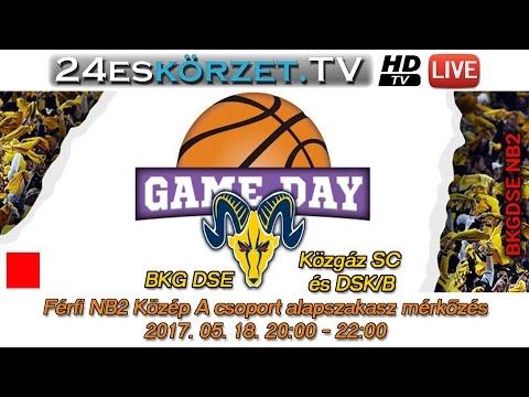 BKG DSE - Közgáz SC és DSK/B Férfi NB2 Közép A csoport alapszakasz mérkőzés