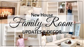 Living Room Decor and Updates | Built In Styling & Refresh | New Home Decor | The Craf-T Home