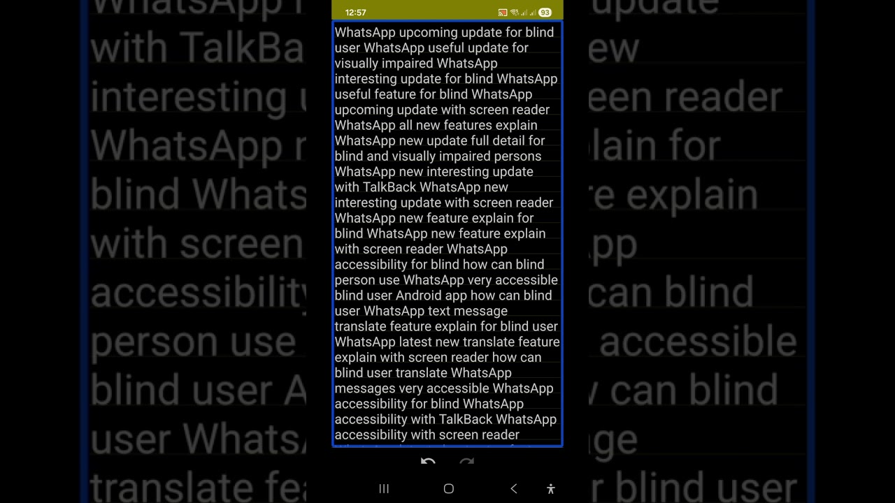 WhatsApp interesting update about time duration setting for blind about interface change on WhatsApp