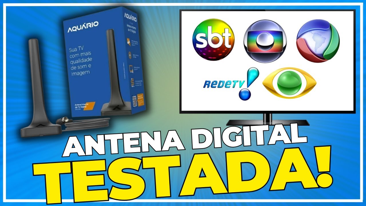 COMO INSTALAR A MINI ANTENA INTERNA DIGITAL AQUÁRIO - PASSO A PASSO FÁCIL