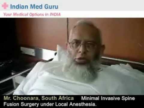 Low Cost Minimal Invasive Spine Fusion Surgery India.