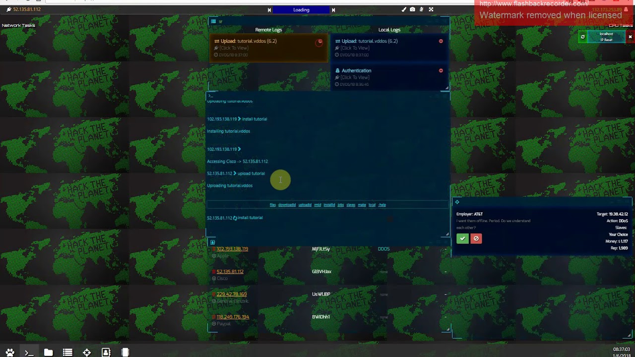 slavehack 2 Tutorial - DDOS Missions