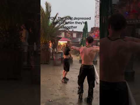 Dancing in the rain together? 🖤🔥