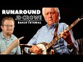 How to Play // Runaround // JD Crowe // Banjo Lesson