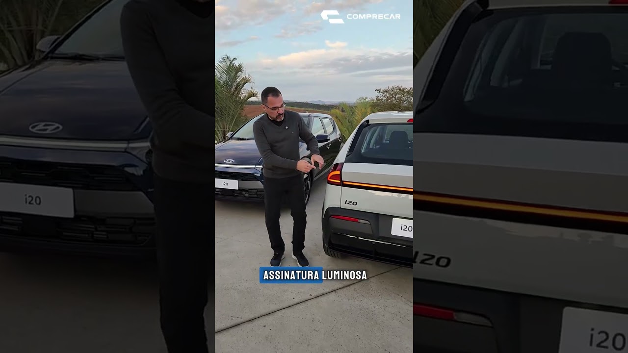 Assinatura luminosa do Hyundai i20