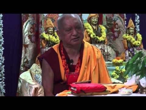 Bangalore 20140329 LZR childhood stories, motivation for Vajrasattva initiation