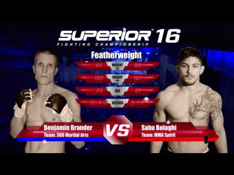 Superior FC 16 Fight 6 - Benjamin Brander vs. Saba Bolaghi