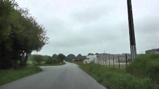 preview picture of video 'Driving From Saint Lubin To Pempoul Éven, Rostrenen, Brittany, France 21st May 2013'