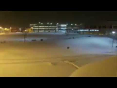 snowstorm in erie, pennsylvania