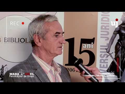 Ioan Sabău-Pop: Dreptul este o știință care se învață toată viața