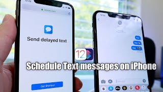 Schedule Text Messages on iPhone