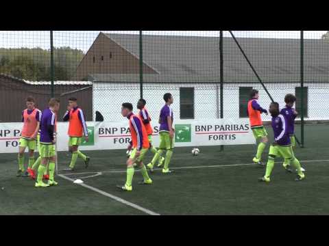 RSC Anderlecht Warming-up U16 Purpelatents RSCA