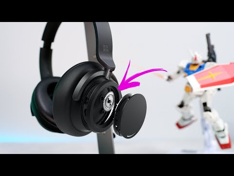 External Review Video eC8DYRtLCW0 for Microsoft Surface Headphones 2 Wireless Over-Ear Headphones w/ Active Noise Cancellation