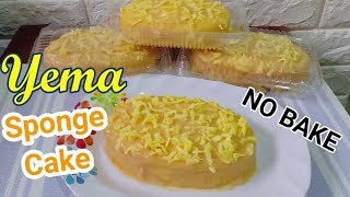 No Bake Yema Sponge Cake | How to Make Yema Sponge Cake Without Oven