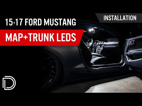 How to Install 2015-2017 Mustang Map and Trunk LEDs | Diode Dynamics