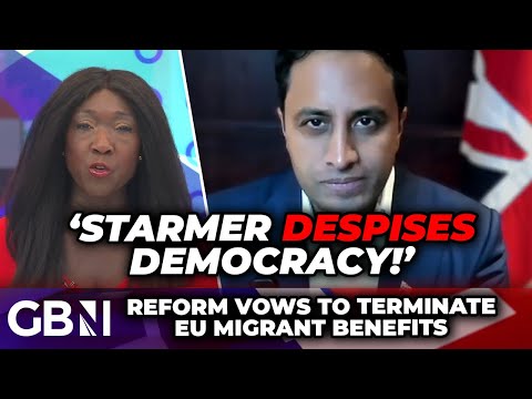 'Starmer DESPISES democracy!' Zia Yusuf RAGES at 'Farage clause' and vows to AXE EU migrant benefits