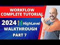 GoHighLevel Workflow Complete Tutorial and Walkthrough