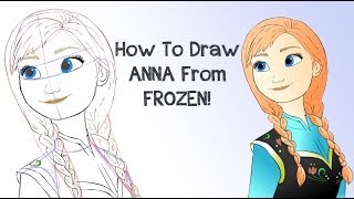 How to draw Anna from Frozen - Flash guide