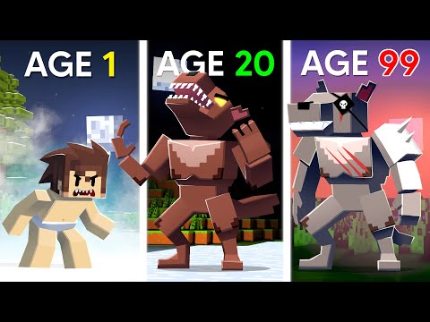 Surviving 99 Years As WEREWOLF In Minecraft!