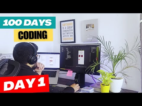 Day in the life of Software Engineer | 100 DAYS OF CODING | Day 1