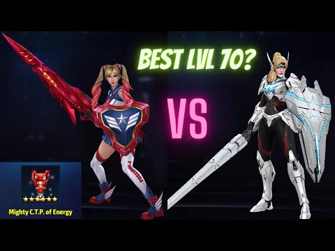 LVL 70 SHARON ROGERS (POISEDON vs LIGHT SIRIUS ARMOR) COMPARISON- KNULL 84- MEPHISTO 64- DP 14 - MFF