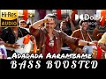 Adadada Aarambame BASS BOOSTED Aarambam Ajith Kumar Yuvan Shankar Raja