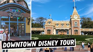 DOWNTOWN DISNEY WALKING TOUR | Disneyland and Disney California Adventure Park