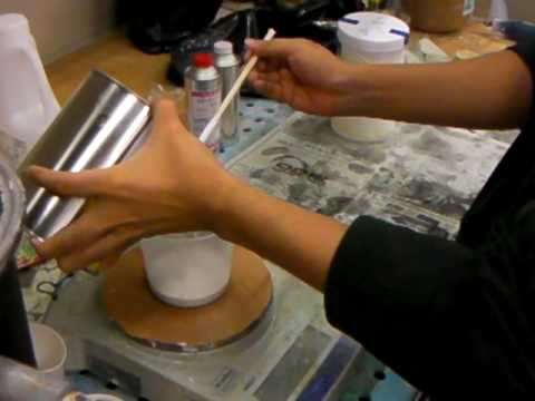 シリコン形成作業