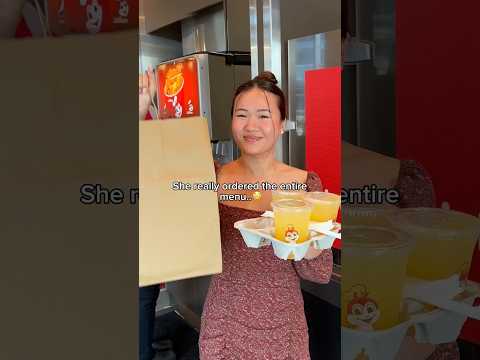 Minha namorada adora ir para Jollibee❤️ #couples #couple #foodie #foodies #foodlover #jollibee #girlfriend