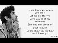 ZAYN Sweat Lyrics