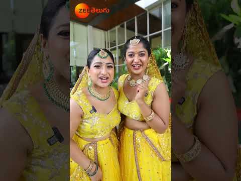 Rama & Nayani Here to Remind You! | Zee Telugu Kutumbam Awards 2024 #shorts  | Tomorrow @6PM