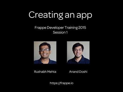 Session 1 Creating an App